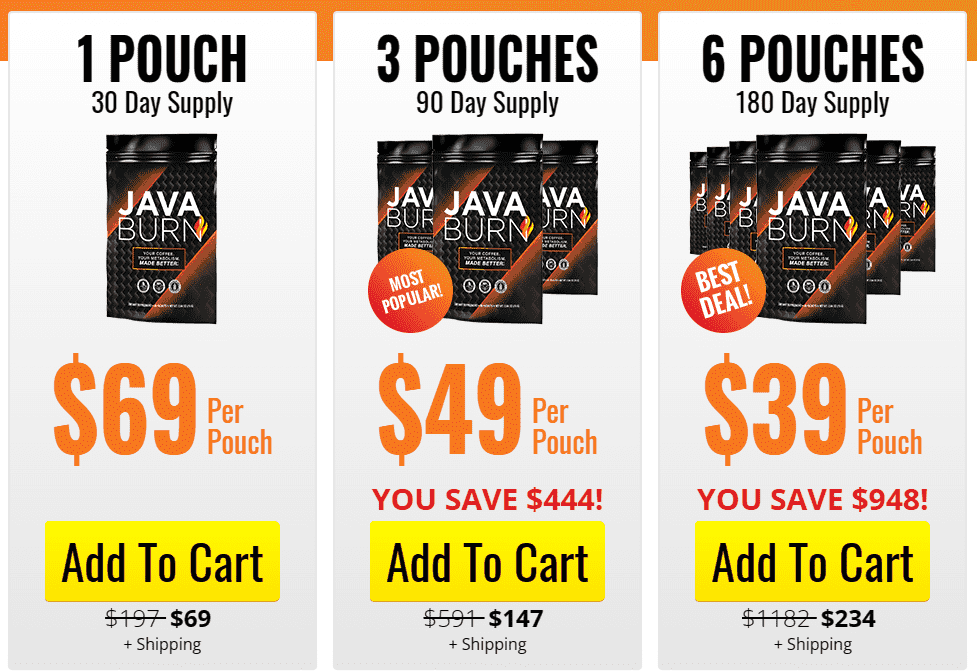 Java Burn Price